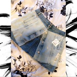 Zara destroyed skirt